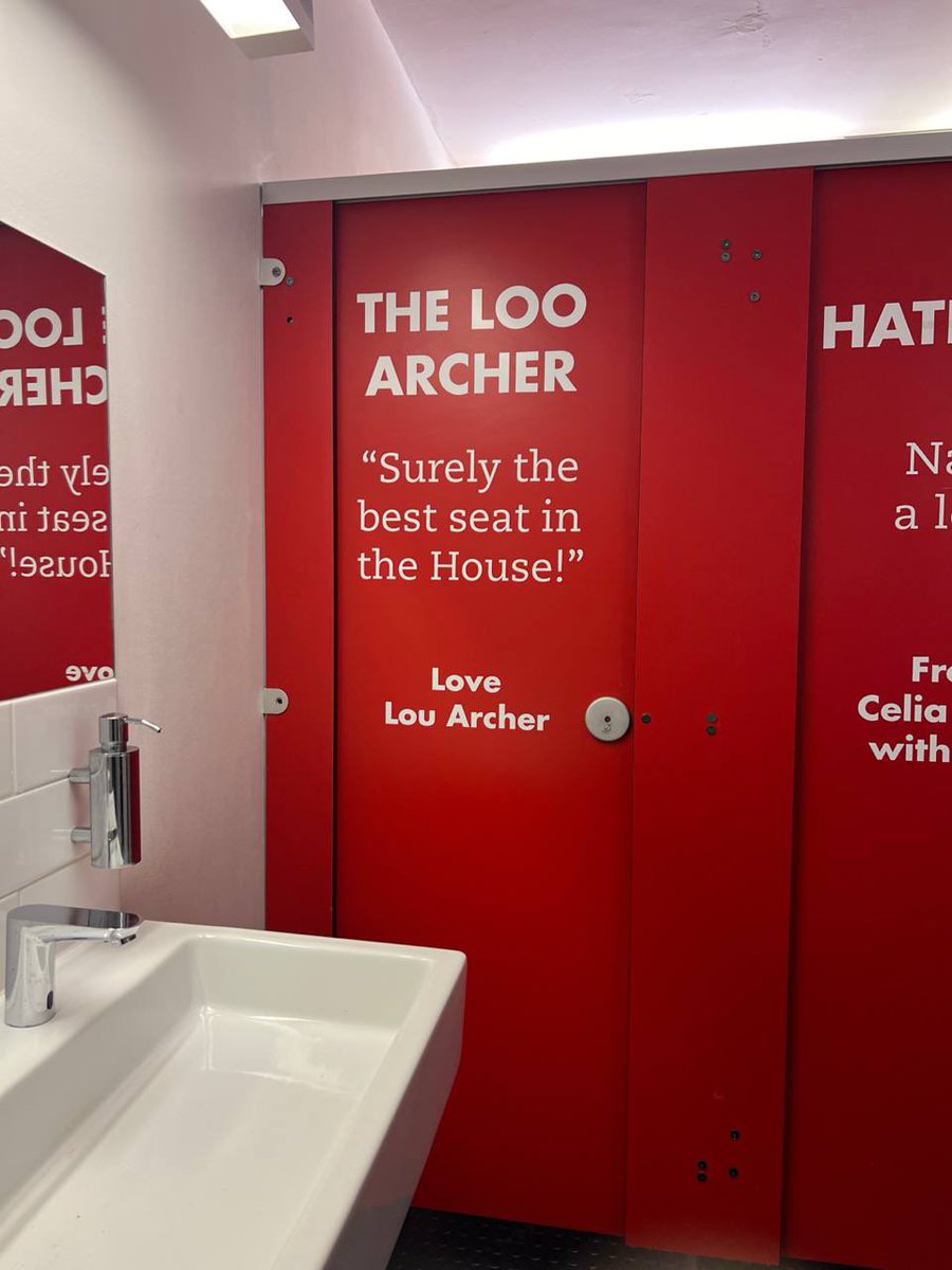 Winner of Best Loo goes to @ParkTheatre