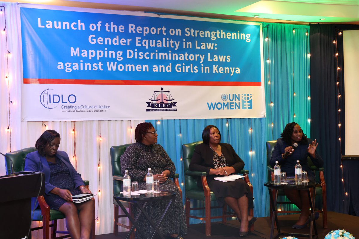 ½ Joined forces with @unwomenkenya , @klrcKE , & @IDLO to tackle gender discrimination in Kenya's legal system. @MutindaDr highlights urgent need for action against discriminatory laws. @drmkarungaru @TKoyier
