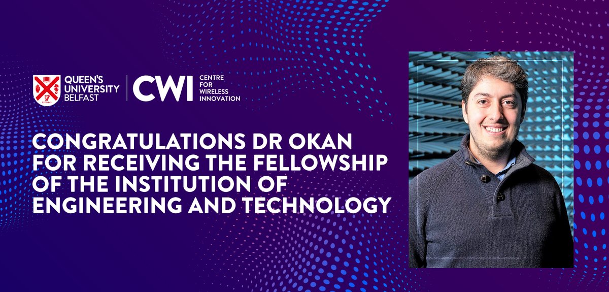 CWI_QUB's tweet photo. 🌟 Exciting news! Dr. Okan Yurduseven has been honoured with the prestigious @TheIET Fellowship for his impactful work in engineering at @QUBelfast. Congratulations! 🏆✨

More at: https://t.co/f7aCJSdkg2 https://t.co/8EJQksDs3o