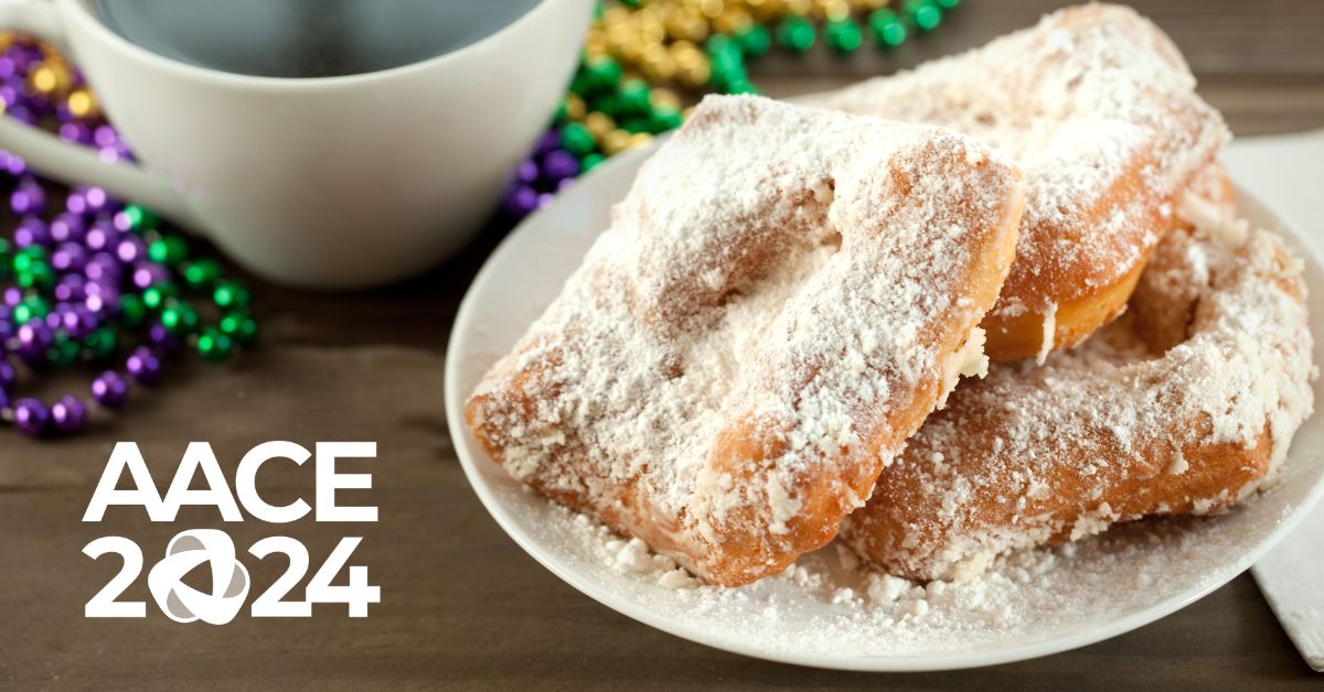 We will be bringing all the charms of New Orleans right to the heart of the AACE Annual Meeting with Café du Monde's iconic beignets and coffee, served right here at #AACE2024. Don't miss this exclusive pop-up experience. Register today: pro.aace.com/events/2024/an… #endotwitter