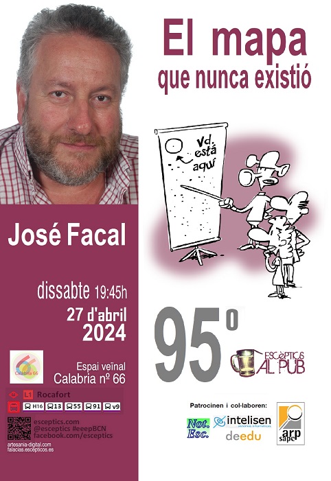 Todo el mundo invitado al 95º eeep-BCN: El mapa que nunca existió, con José Facal.
 Sábado 27-4-2024 (19:45 h.), en Calabria 66 (calabria66.net).