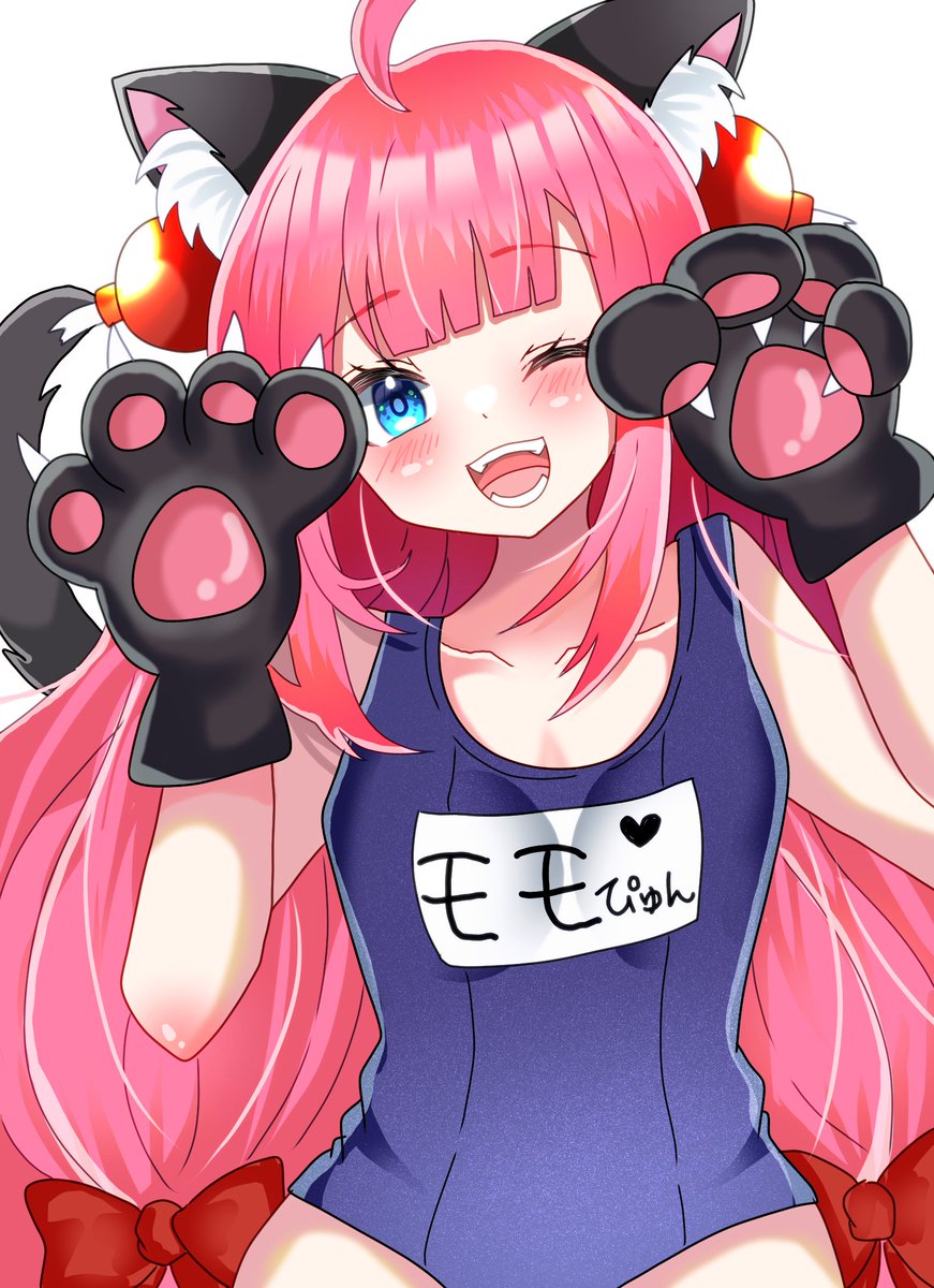 #ボンバーガール
ラフと完成
スク水ももぴゅん 