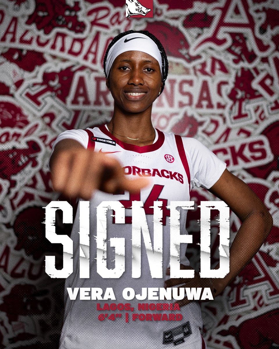 Vera made it official 🐗✍️ We can't wait for y'all to read the #SigningStory on how Vera chose to be a Hog 🔜