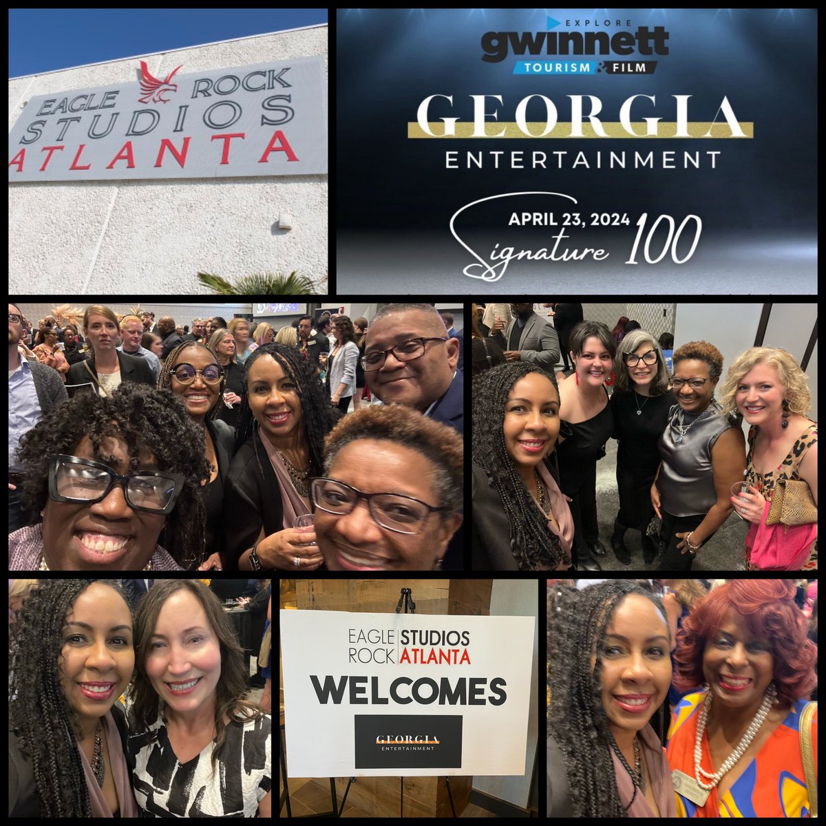 GlenNetaGriffin's tweet photo. #AboutLastNight Eagle Rock Studios Atlanta Hosted the Georgia Entertainment Signature 100 event. This was a special invite only affair. Always great to see our Georgia Entertainment Community come together.  🎬🎞️🎥📺 🦅 @HouseofGInc @WIFTAtlanta https://t.co/HMjMn2I6cO