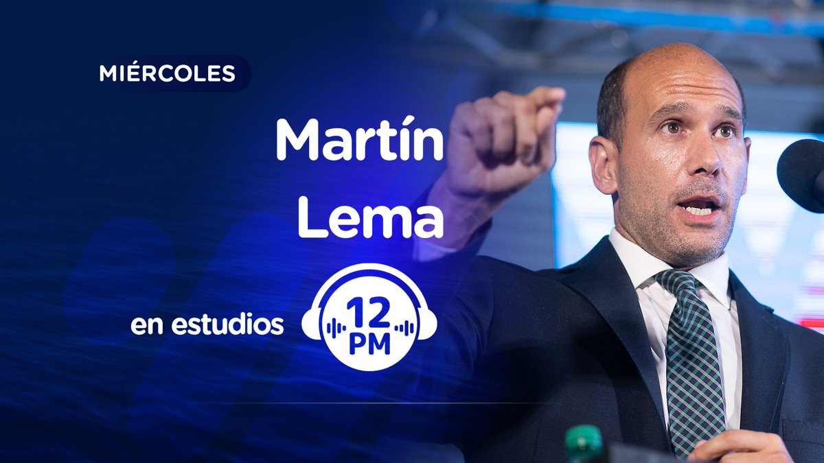 HOY → Recibimos a Martín Lema, diputado del Partido Nacional y exministro de Desarrollo Social.

📻 101.9 FM
📲 azulfm.com.uy
