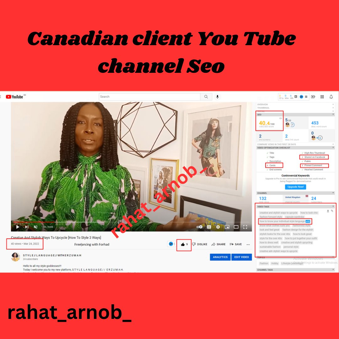 Canadian Client YouTube Channel SEO 💯
#DigitalMarketing #socialmediamarketing #YouTube #youtubemarketing #Earthquake #MinHeeJin #Telegram #HYBE #viral #Trending #SXTER