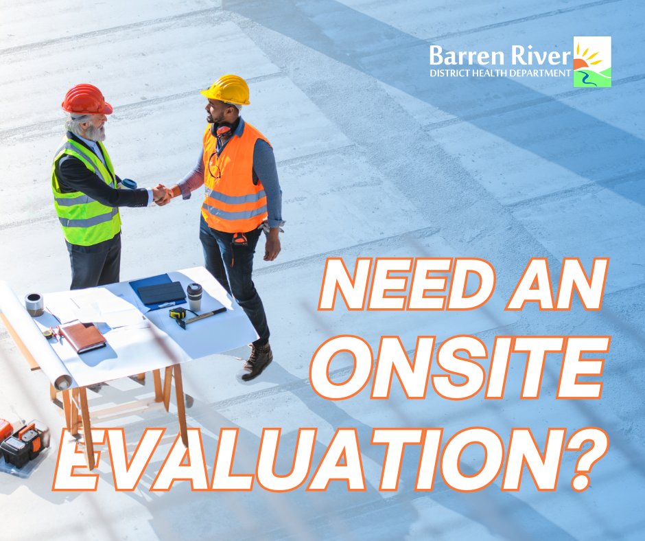 Are you in need of an onsite sewage evaluation? An installation permit? Plumbing inspection? We got you covered! 🤝 You can visit our environmental team during office hours 8AM to 9:30AM Mon-Fri, or call a location near you — barrenriverhealth.org/contact-us