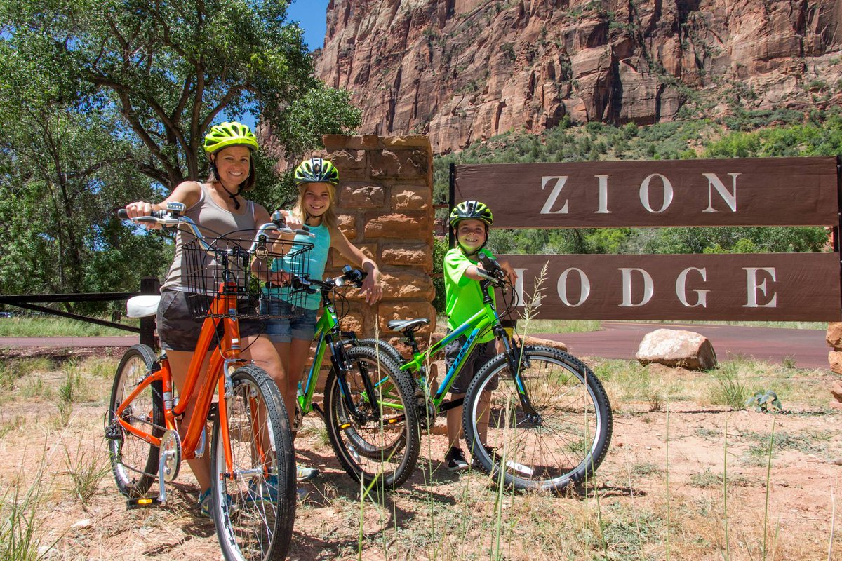 ZionLodges's tweet photo. Summer vacation memories are right around the corner! Book your trip to Zion National Park this year at https://t.co/6pujXRFnq1. 

#ZionLodge #ZionNationalPark #VisitUtah #XanterraTravel https://t.co/3rEfv6TgW8