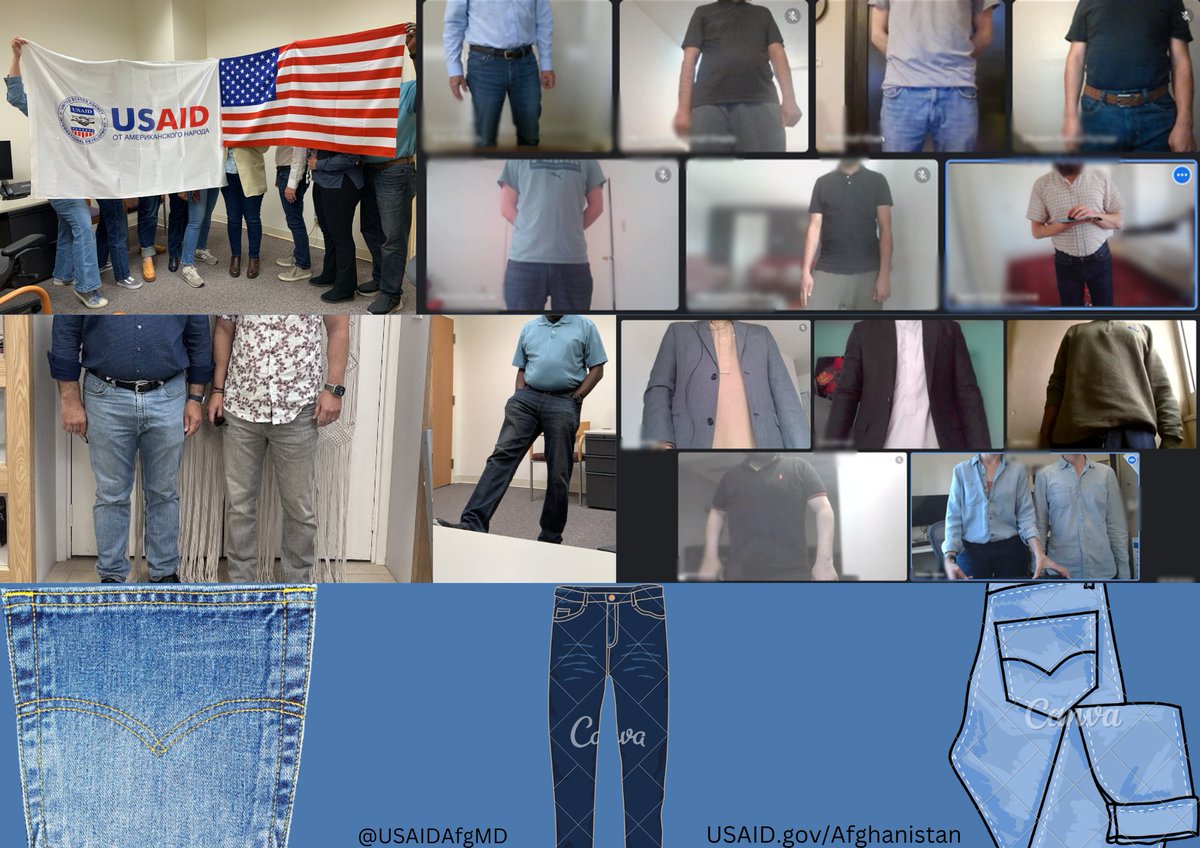 On #DenimDay, USAID stands in solidarity with the victims of sexual violence. In 2015, 52-53% women aged 15-49 experienced physical violence in #Afg. Today, we call for adequate measures to ensure #Afghan women access protection from violence in all its forms. #EndSexualViolence