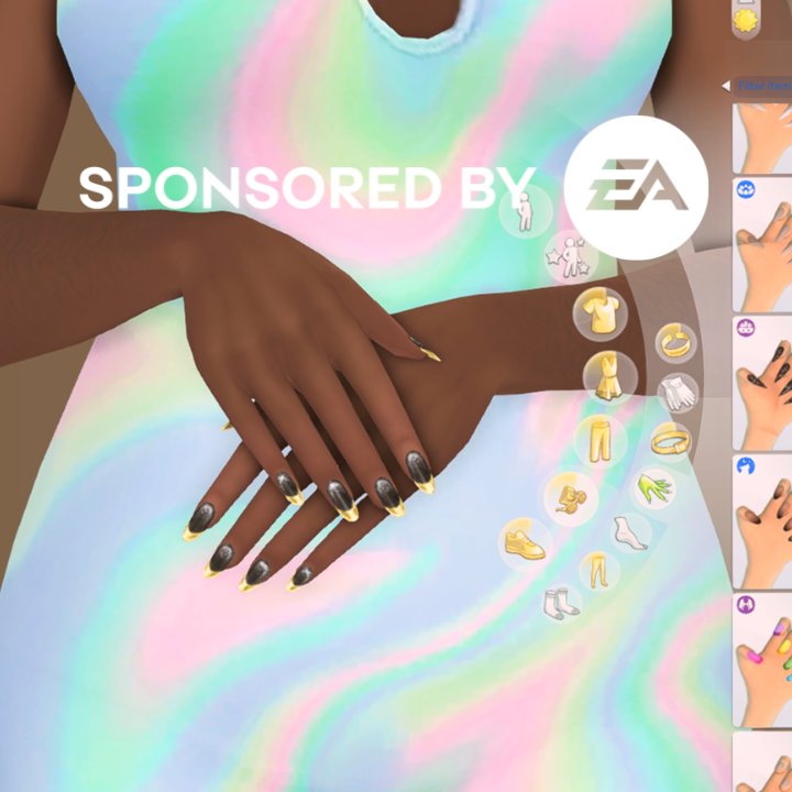 I'm about to put these nails on every body!

Thank you to the #EACreatorNetwork for providing me with a code for the Sims 4 #UrbanHomageKit.

#ad #SponsoredByEA