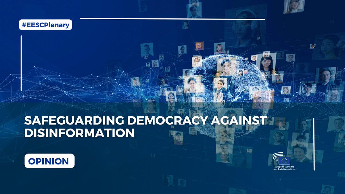 Disinformation poses a threat to #democracy. We urge the @EU_Commission to: 🔎review the regulations applied to social media regarding #disinformation; 🔎analyse the current level of monetisation on digital platforms. Read our opinion: europa.eu/!Bv7R3Y #EUAgainstDisInfo