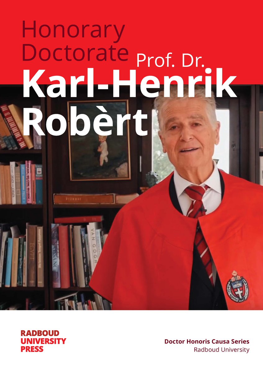 📚Read Karl-Henrik Robèrt’s acceptance speech, and his professional history and promotor H. van Krieken’s laudatio. 👉shorturl.at/bfkvy. #RadboudHonoraryDoctorate #StrategicSustainableDevelopment #OpenScience @BluePlanetPrize @TheNaturalStep @Radboud_Uni