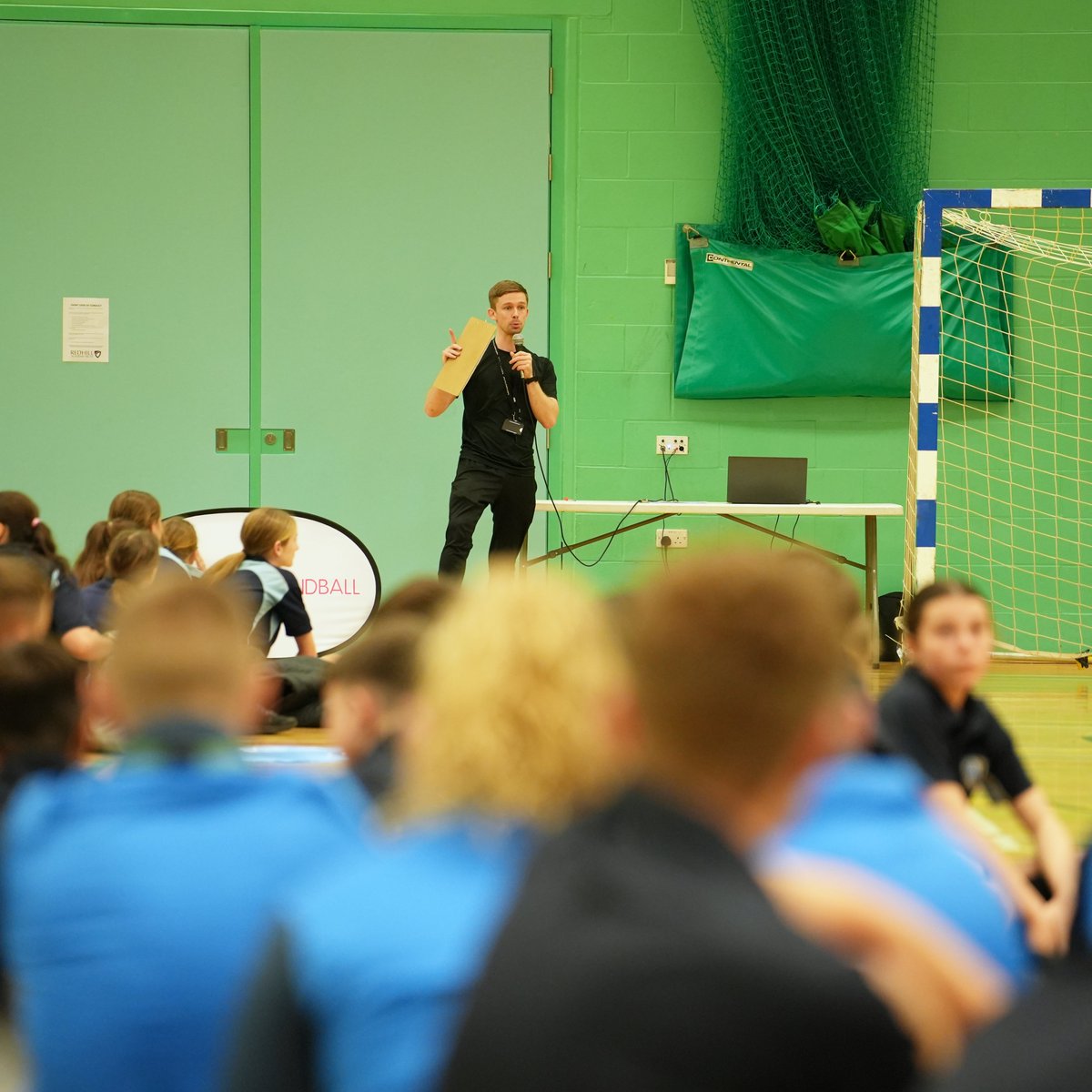RHTrustSport's tweet photo. Some more highlights from earlier... 
#RedhillTrustSport #HandballCup2024 #Handball https://t.co/IgRMv0LPI8