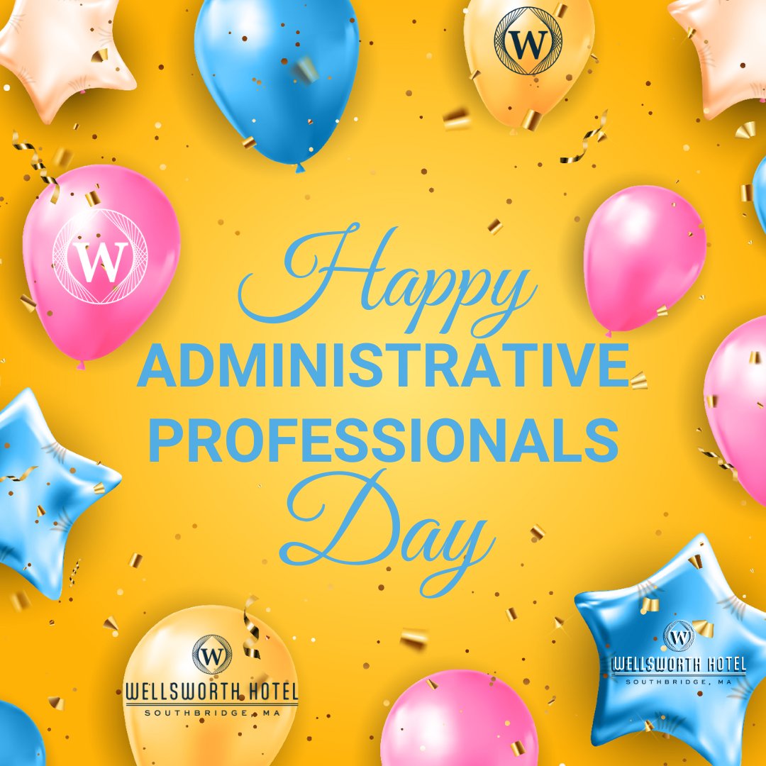 A special shout out to all Administrative Professionals today, especially ours. #AdministrativeProfessionalDay #Wellsworth #Hotel #Southbridge #ConferenceCenter #Shades #Lounge #ThankYou