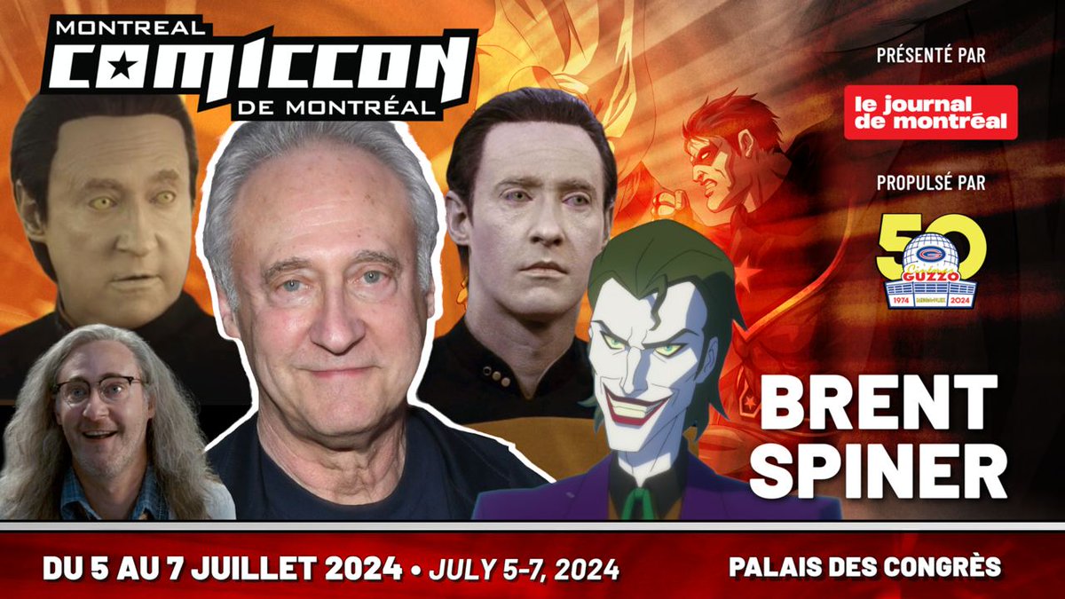 🖖Nouvel invité/New Guest! @brentspiner au Comiccon du 5 au 7 juillet/at Montreal Comiccon July 5 to 7, 2024! 🎟️: montrealcomiccon.com #startrek #montrealcomiccon2024 #montrealcomiccon