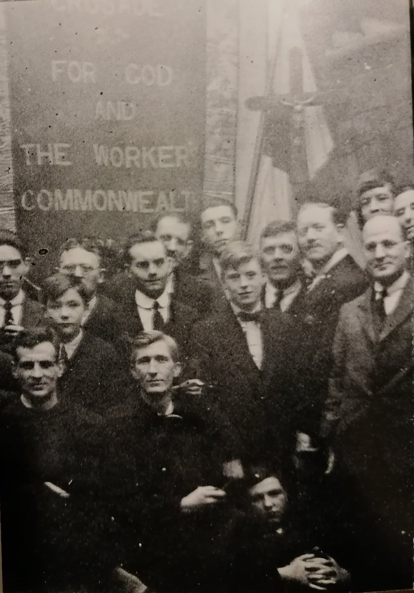 ChartistDigger's tweet photo. The socialist vicar John Groser proudly flew the St George's Cross alongside the Red Flag. An army chaplain radicalised by the horrors of Passchendaele, he was later at front lines of the General Strike and Cable Street, and became an East End legend for defending tenants. https://t.co/Nw746V1b2G