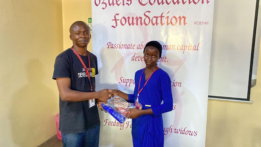 Afolabi Inioluwa Oluwatosin 
 Secondary school winner in the just concluded Reading competition, she read 29 books in the space of 2week congratulations🎉📷📷📷   #ReadingIsFun #PageTurners #BookWorms #ReadingChallenge #ReadingIsPower #Book