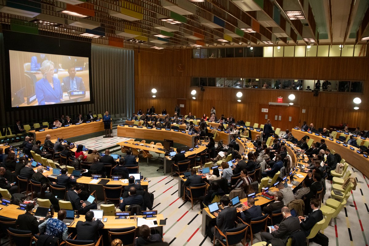 🎉🤝Happy  International Day of Multilateralism and Diplomacy for Peace! 

As highlighted by <a href="/antonioguterres/">António Guterres</a>: Diplomacy and multilateral solutions provide the surest path to a peaceful and just world. 

A world without the threat of nuclear weapons. #NuclearBan