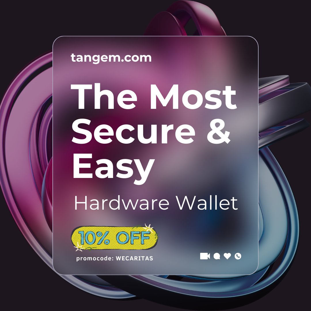 ⫸ ¡Consigue hoy Tangem Wallet con un 10% de Descuento y Envío Gratuito!

⫸ Get Tangem Wallet 10% Off Today and Free Shipping!!!

⫸⫸ Promocode: WECARITAS

👉 tangem.com

#bitcoinwallet #cryptowallet #coldwallet #hardwarewallet #bitcoins #promocion #Criptomonedas