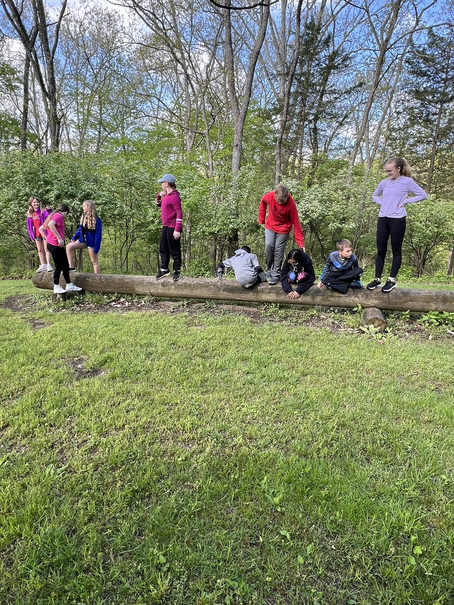 BooneKY_GATES's tweet photo. From the classroom to the ranch! 🌿 Middle &amp; Elementary GATES students are diving into outdoor teamwork exercises at Potter's Ranch, unlocking their leadership potential with peers from across the district! @Boone_County https://t.co/zVy8uDOxmD