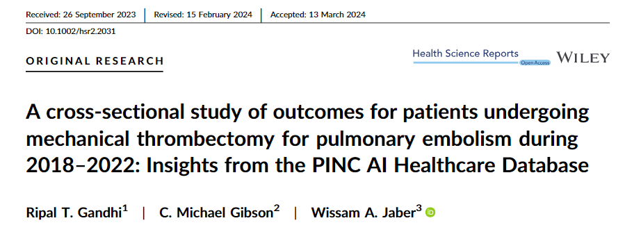 Study reveals #PulmonaryEmbolism (#PE) outcomes vary with different #MechanicalThrombectomy (MT) devices. Unspecified and continuous aspiration MT show higher in-hospital #mortality. @CMichaelGibson doi.org/10.1002/hsr2.2…