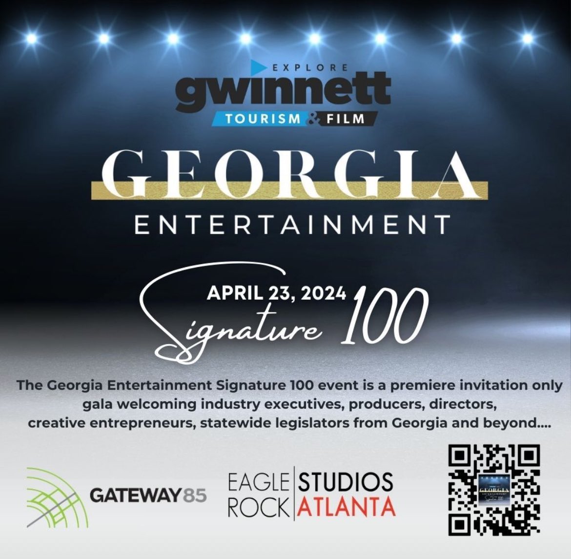 #AboutLastNight Eagle Rock Studios Atlanta Hosted the Georgia Entertainment Signature 100 event. This was a special invite only affair & #WIFTA was in the building. 🙌🏽 Always great to see our Georgia Entertainment Community come together. 🎬🎞️🎥📺 #WIFTA50