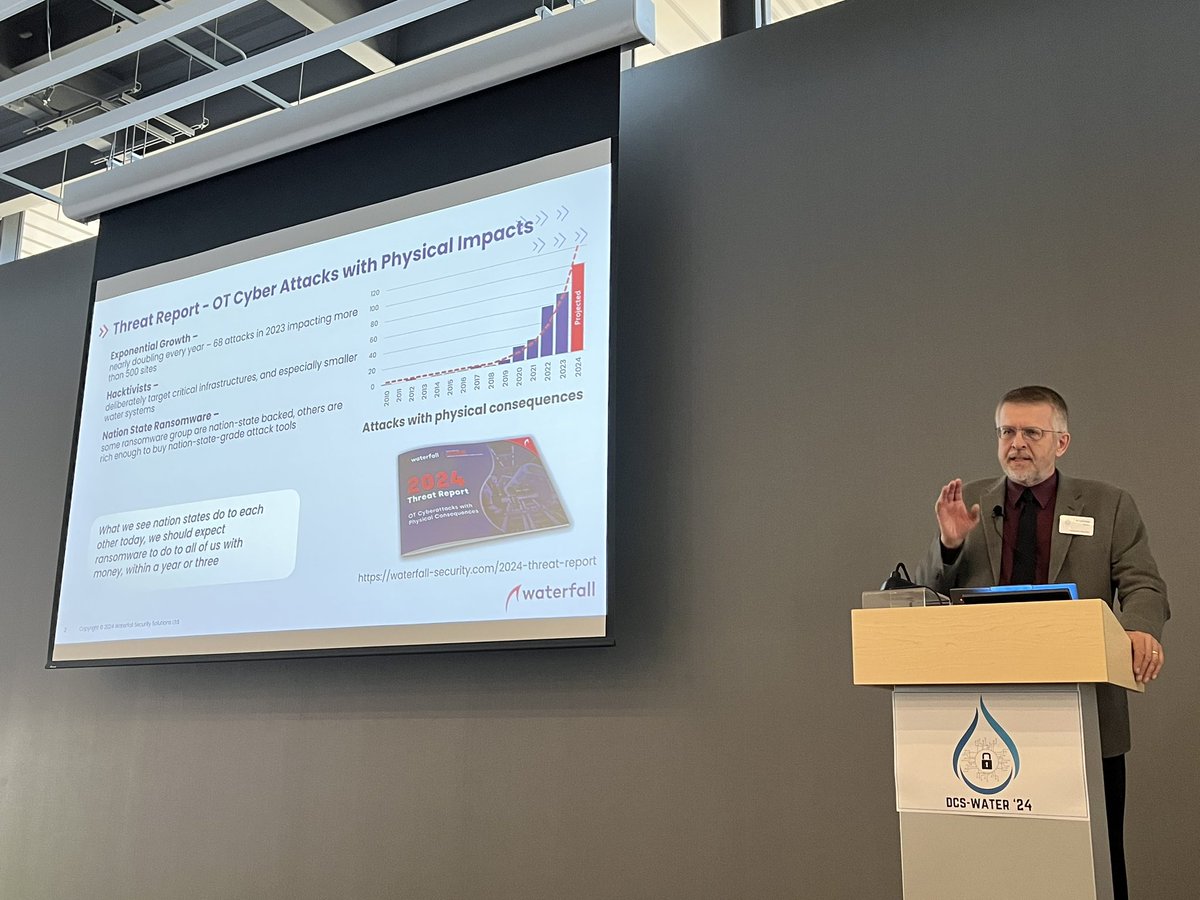 MLMeekerWater's tweet image. @WaterfallSecure’s Andrew Ginter “nothing is ever secure” especially a firewall. These are needed but we need to do more. #CyberInformedEngineering as a “2 sided coin” with educ for engineers on one side - engineering on the other. Both side shifting together for true security.