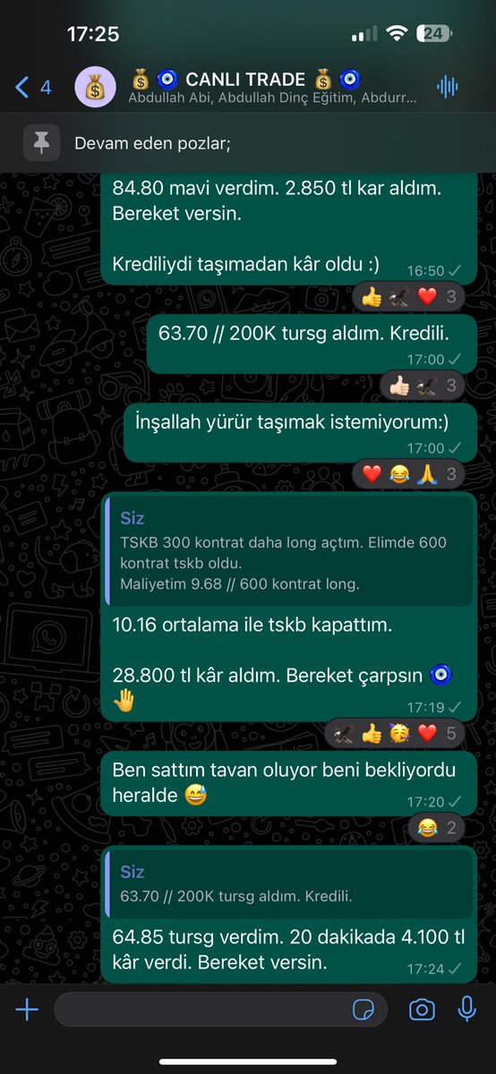 Gidiyor, gidecek tuzak büyü sihir sattım satabilirim satamam tepede sattım dipte aldım yok…

Bam bam bam canlı trade var. Taklitler aslını yaşatır. ;) 

#tskb #tursg #mavi 🤌🤌🤌