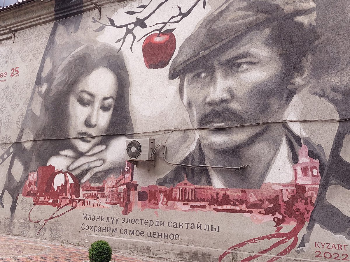 Amazing #streetart in #Bishkek #Kyrgyzstan