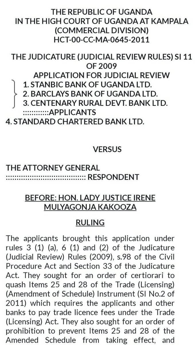 Mulyagonja J on 12-Dec-2011✍️issuance of two licenses for same business, one by Central Govt & another by local Govt cannot be a rational manner of improving collection of revenue. Given the financial linkages btwn central govt & local govts it appears to be double collection