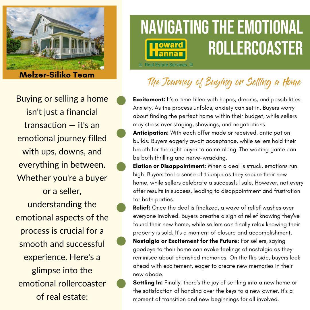MelzersilikoHH's tweet image. The homebuying and selling process is definitely one of the most emotional things we go through in our lives.  Let us make navigating it easier for you!  Contact us today! 📷📷
#NavigatingRealEstate #letushelpyou #realestate #realestateexperts #howardhanna #melzersilikohh