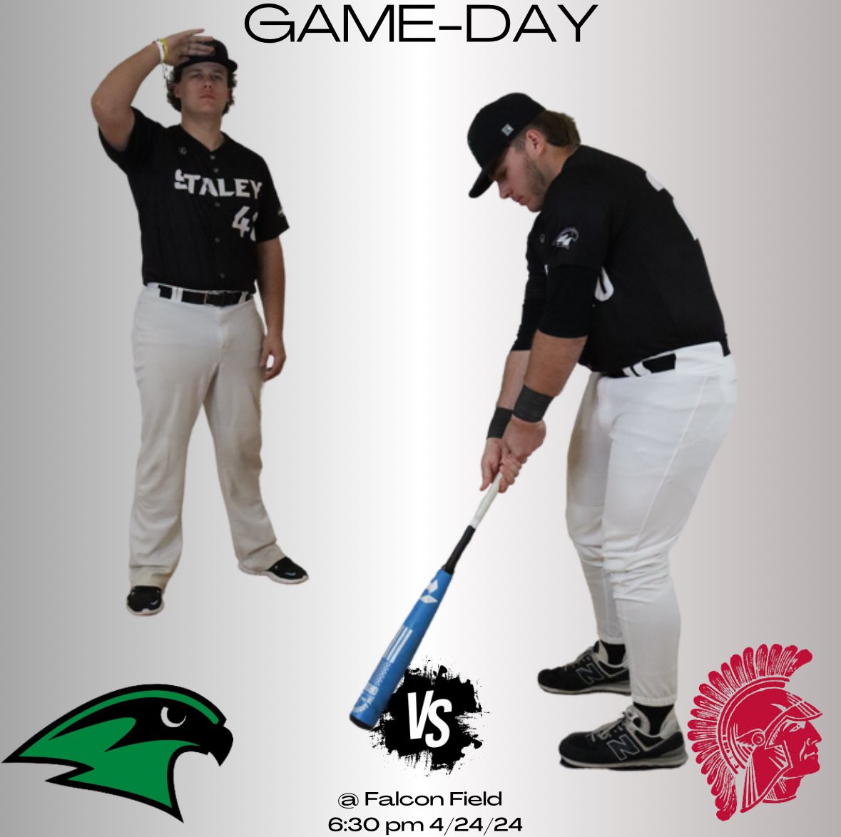 Come support your falcons at Falcon Field as they take on Parkhill! @NKCSchools @StaleyBaseball @TheNestSHS