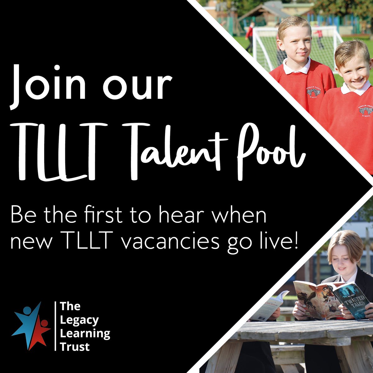 ✨ Join our TLLT Talent Pool ✨ You can now join our TLLT Talent Pool by following the link below and completing a short form. Whenever a new vacancy is released, a member of our team team will see if you're a match and be in touch on what to do next! ➡️ thelegacylearningtrust.org.uk/join-our-team