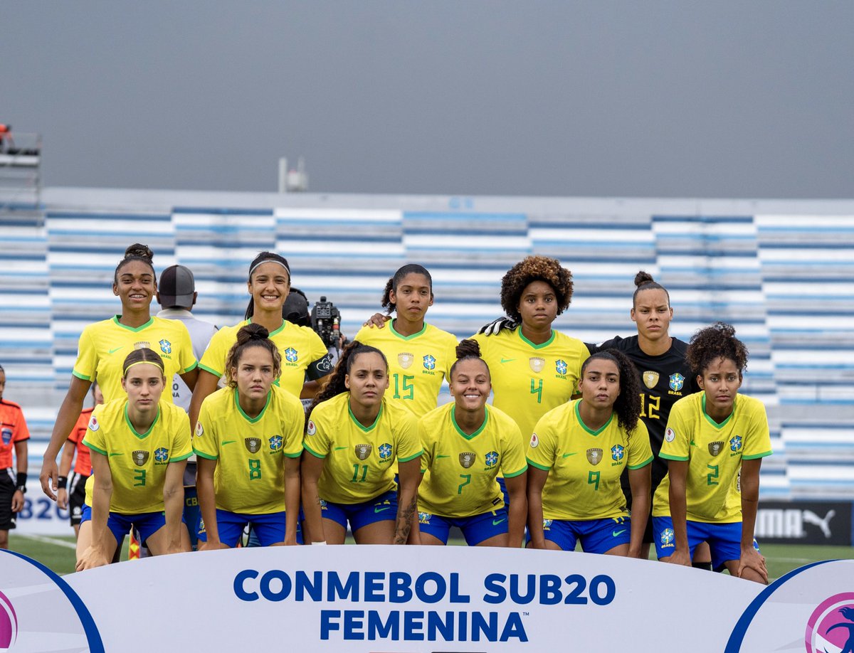 Três pontos garantidos no primeiro duelo da fase final do Sul-Americano Sub-20! Vamos por mais! 💚💛 📸 Fabio Souza / CBF