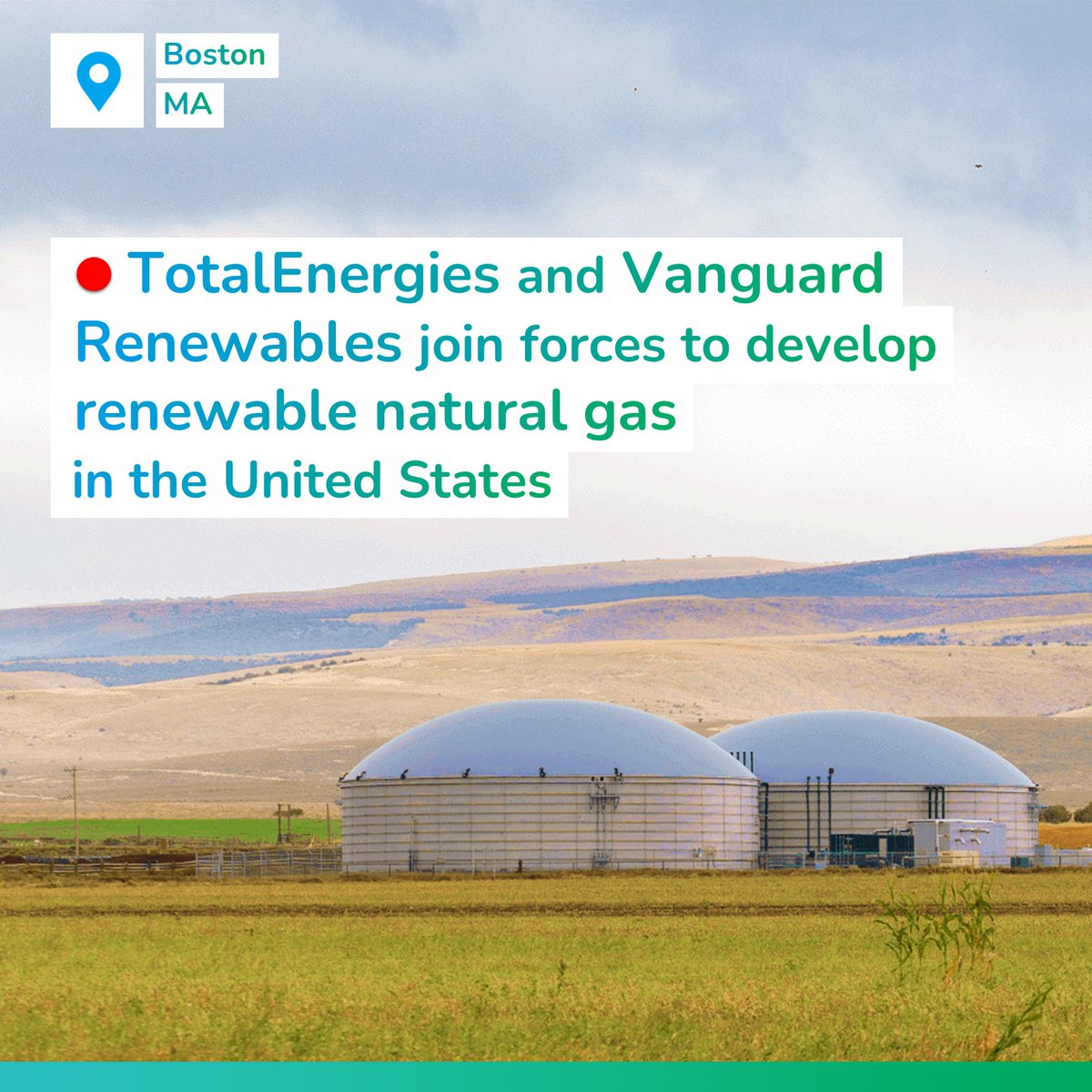 #TotalEnergies is thrilled to join forces with @FarmPowered, a portfolio company of BlackRock’s diversified infrastructure business, to create a 50-50 joint venture, which will develop, build, and operate #RNG projects in the U.S. 🤝🐄🔋 More here: bit.ly/49Rxpnz