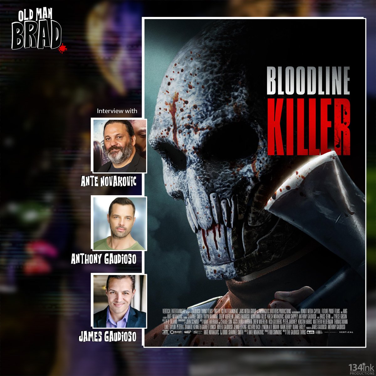 I have another great interview this week. Listen as I chat with Ante Novakovic and The Gaudioso Brothers about Bloodline Killer. Give it a listen on your favorite #podcast app! #bloodlinekiller #horrorpodcast #indiepodcast 
⬇️
linktr.ee/oldmanbrad