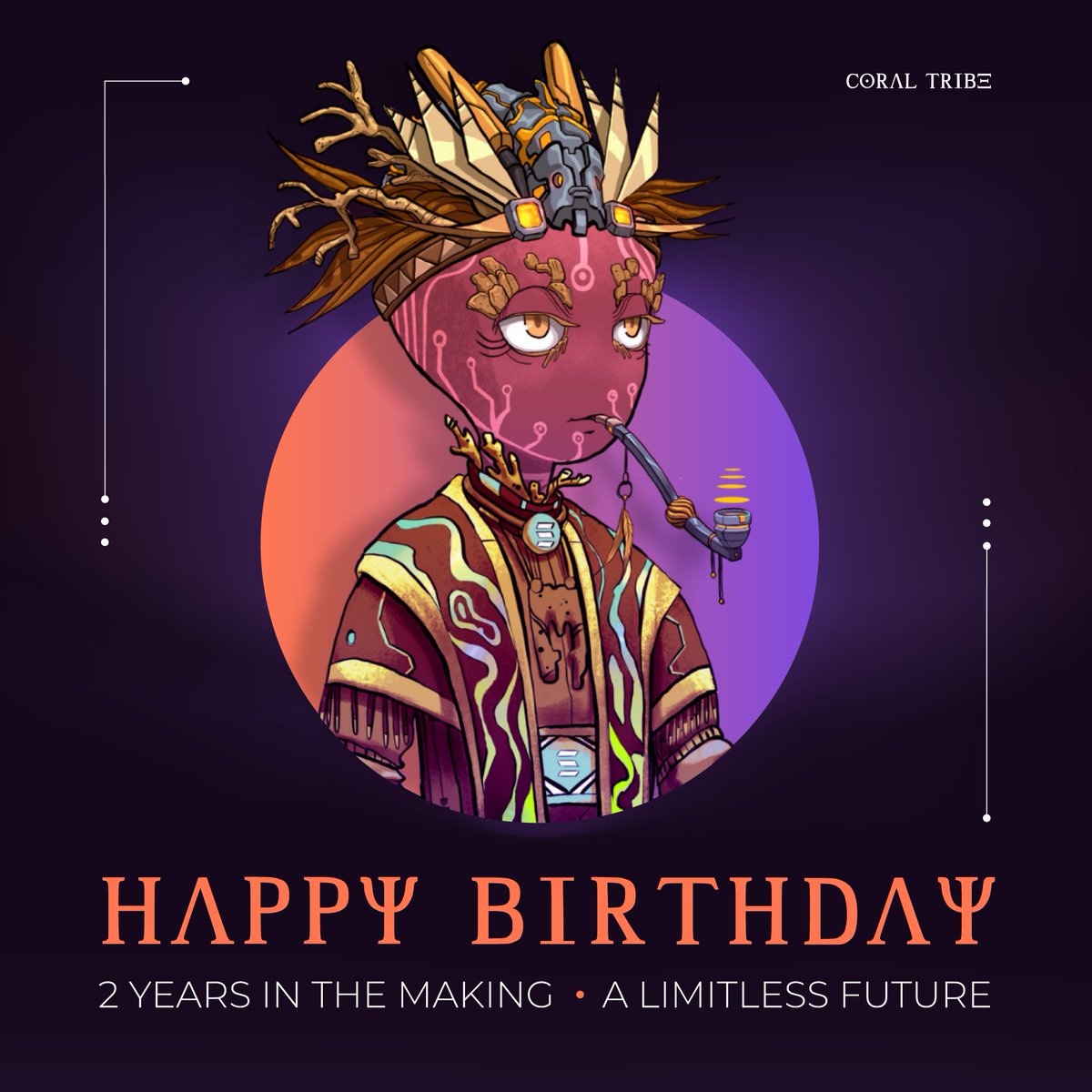 Happy B day fam. To celebrate we’re doing a big giveaway. Today {24/04} was a the day Coral Tribe came to be. The day that our community crystallised and our avatar set foot on the journey towards regeneration. To date we have; 🔹Restored corals and mangroves across 5