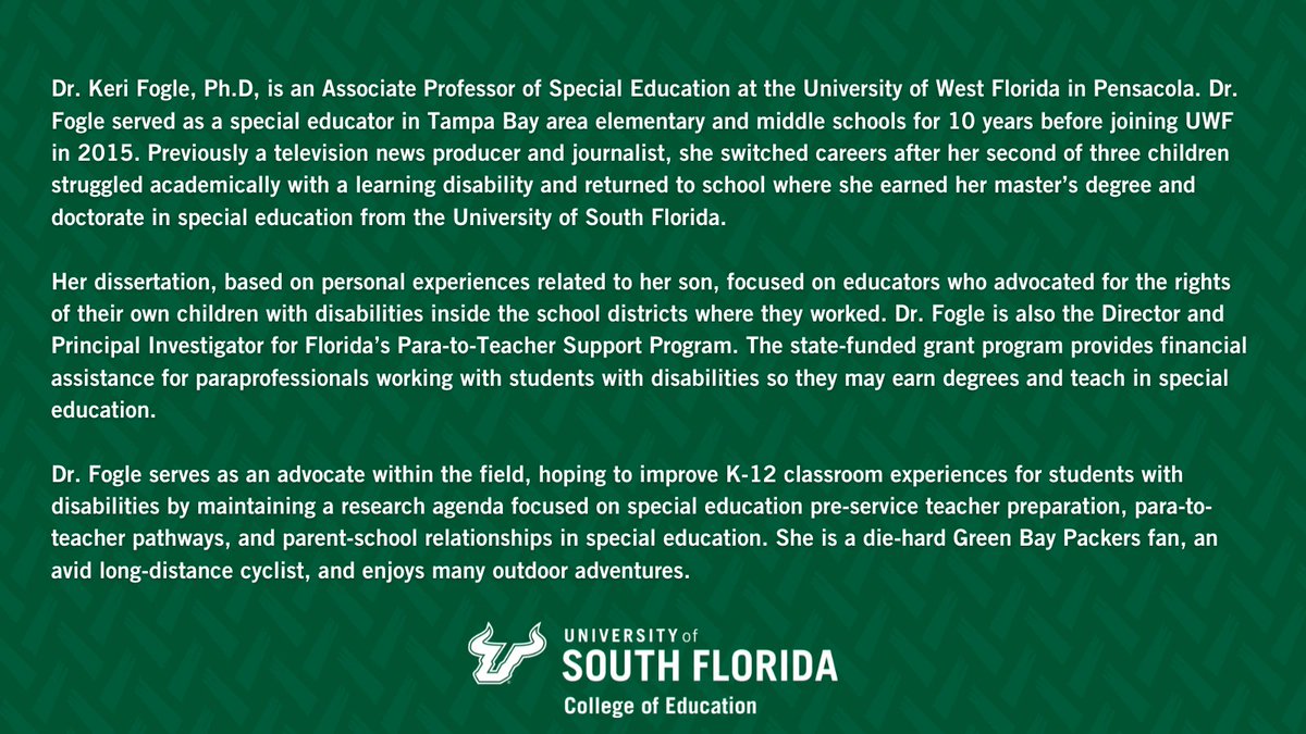 🍏 Meet Dr. Keri Fogle, recipient of our 2024 Spirit of Partnership Alumni Award.