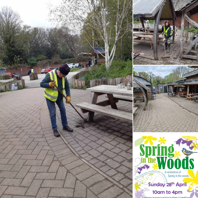 Before ....... and ....... After !! ⛏️⛏️ Footpath Work in @Ecclesallwoods. Great work from The Friends of Ecclesall Woods Footpath Volunteers. They did a fantastic job yesterday around us at The Woodland Discovery Centre in preparation for Spring In The Woods on Sunday.