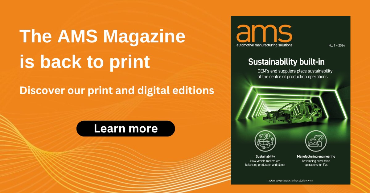 We are thrilled to announce that AMS is returning to print with two issues in 2024. Available from May in both digital and print formats, the first magazine edition will focus on sustainability and manufacturing engineering. 📰 Pre-order your copy: bit.ly/3xYbz4i