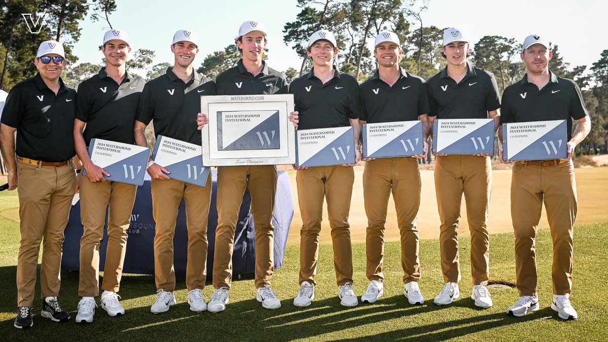 Good luck to @VandyMGolf as they compete in the 2024 Men's #SECGolf Championship!