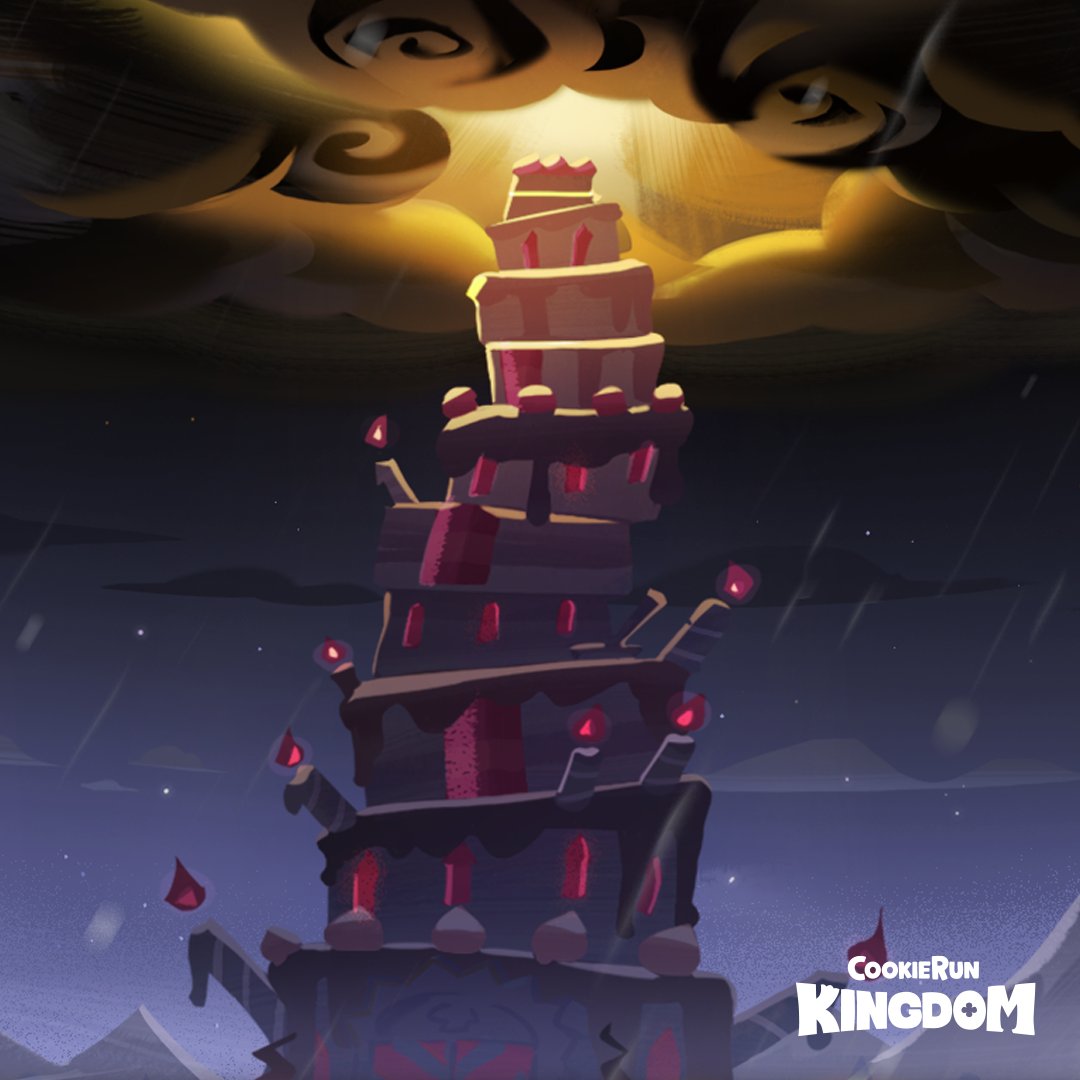No telling what beastly boss monsters await in the Decadent Choco Cake Tower... 🎂 Get your own piece of this action-packed cake NOW in CookieRun: Kingdom! 🎂 Decadent Choco Cake Tower 🌩️ Stormbringer Cookie 💠 2 NEW Treasures
