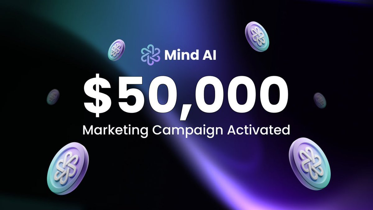 We are pleased to announce that we pushed the go button on a $50,000 marketing campaign last week 🥳 With a combined push from our community and our marketing efforts, $MDAI will be put in front of plenty of 👀 Don't forget to support your project too!