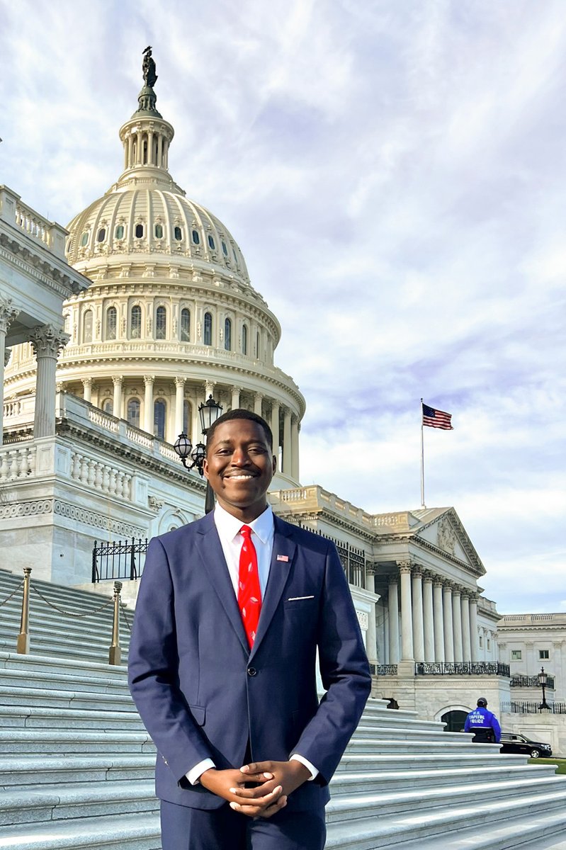 Butoyi Gadi was born in a refugee camp in western Tanzania. He immigrated to America at age 5. Last fall, the junior @UNT_PSCI major walked the halls of the most powerful government in the world as part of the North Texas in D.C. program. Read more: bddy.me/4deKeeG