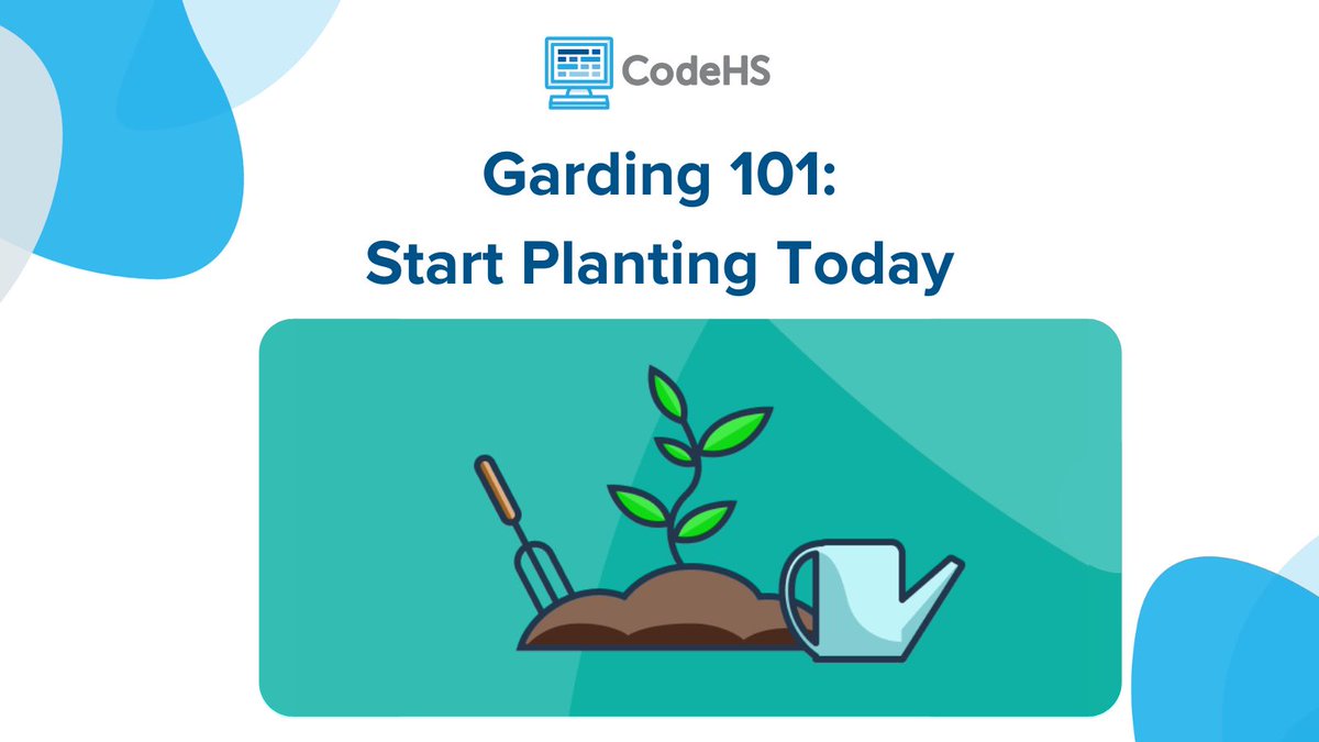 Spring is in the air, and the Gardening 101 project is perfect to incorporate in your classroom! 👨‍🌾✂️🌳 Students will use event and animation techniques to create an animation of a plant growing through various stages of development. Try it today: buff.ly/3U8S80i