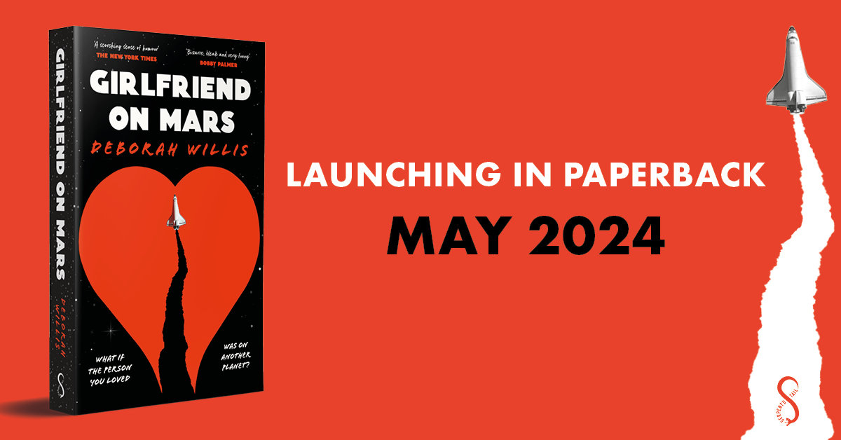 Deborah Willis' poignant, witty and original debut is this season's literary must-read! ❤️ Perfect for fans of Julia Armfield's #OurWivesUnderTheSea. #GirlfriendOnMars in paperback touches down 23rd May 🚀 Pre-order now: tinyurl.com/GirlfriendOnMa…