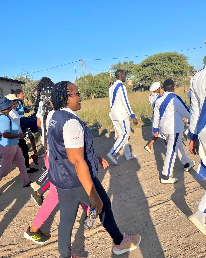 Botswana joins #AVW2024 campaign and celebrates 50 years of Expanded Programme on Immunization in Mahalapye district, starting with a walk at Madiba ward. 
#VaccinesSaveLives