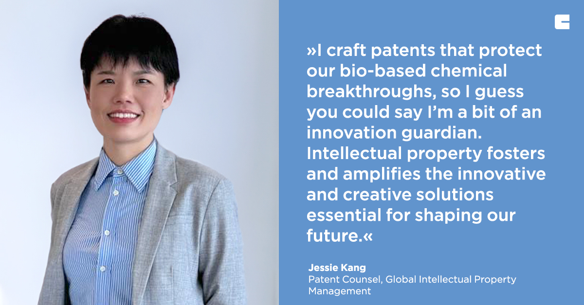 Join us in celebrating #WorldIPDay! 💡🚀🦾 Meet Jessie Kang, our Patent Counsel and innovation guardian. Intellectual property isn't just about #legal rights - it's the force that fuels innovation & creativity! #GreaterChemistry #RealPeopleofClariant