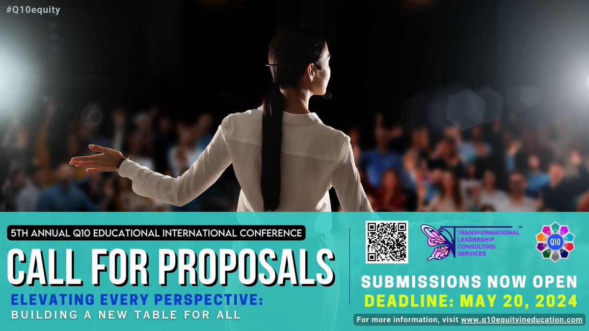 We will be IN PERSON! Save the Date for theQ10 International Educational Conference🎉 Interested in sharing we can 'Elevate Every Perspective'  using the Q10 Elements? 🍎 Submit your proposal! buff.ly/3Ufsjg9 #TEACHers #Q10Equity #Edleadership #UDLChat #AgileInEdUSA