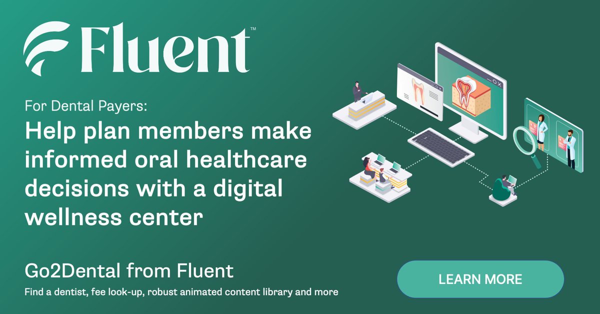 #Digitalwellness is a hot topic – are you prepared to meet the growing need for transparency in #oralhealth? Fluent's #Go2Dental provides you with curated content that educates and informs your members on every aspect of #dental health. buff.ly/3I8jYoi #dentalpayer